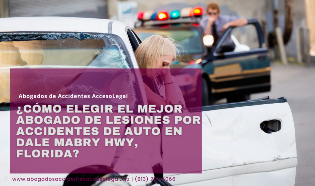 abogado lesiones accidente de auto Dale Mabry Hwy