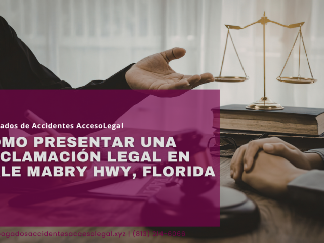 Cómo presentar una reclamación legal en Dale Mabry Hwy, Florida